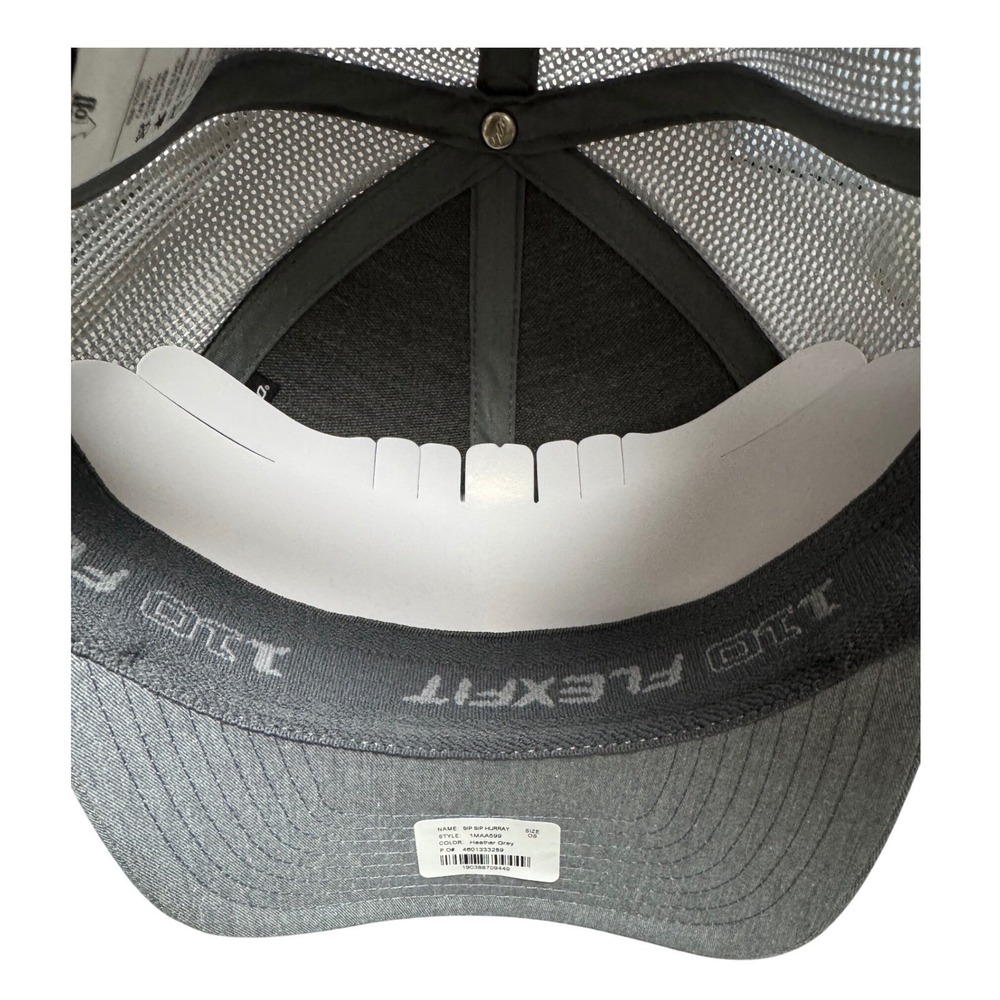 Travis Mathew Corona Premier Beer Flex Fit Stretch Mesh Back Hat Grey One Ten - Picture 2 of 4
